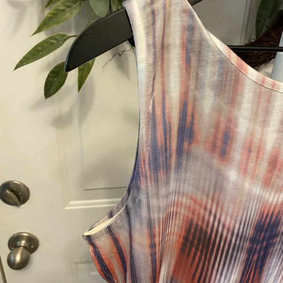 live and let live 2 pc set Ombre Sheer Stripe & Lace Top with Matching Tank XL - Picture 9 of 11